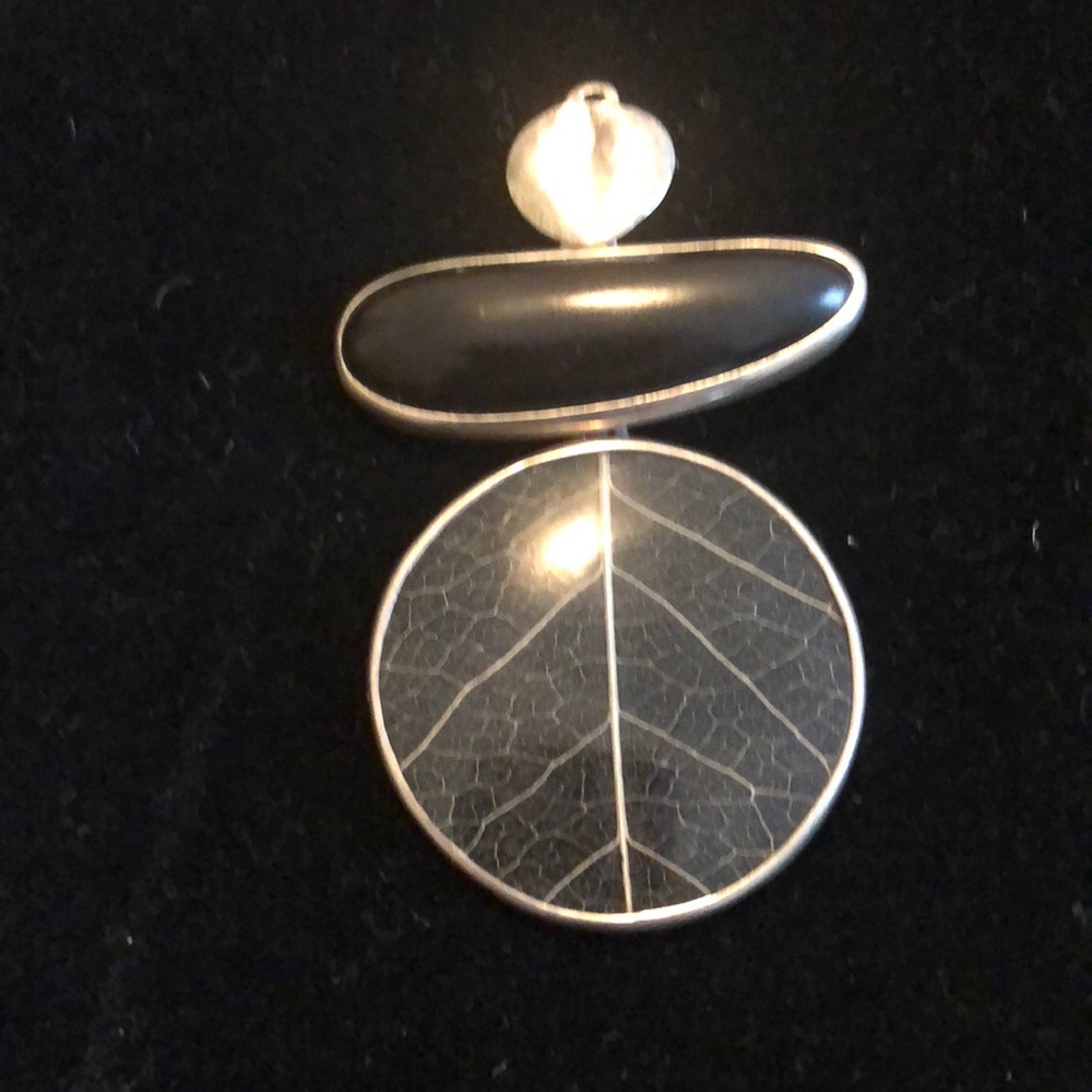 Sterling Black Pendent